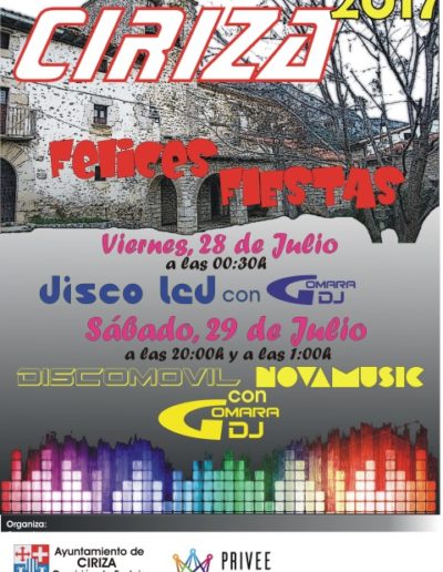 Fiestas en CIRIZA