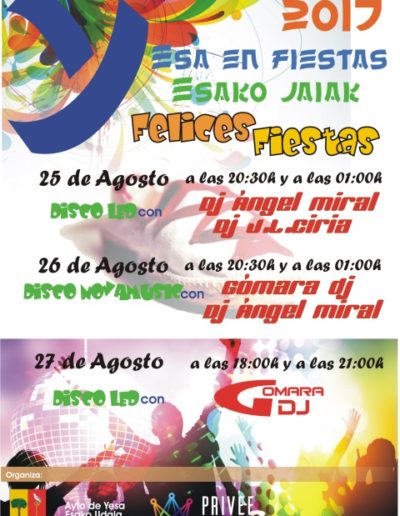 Fiestas en YESA