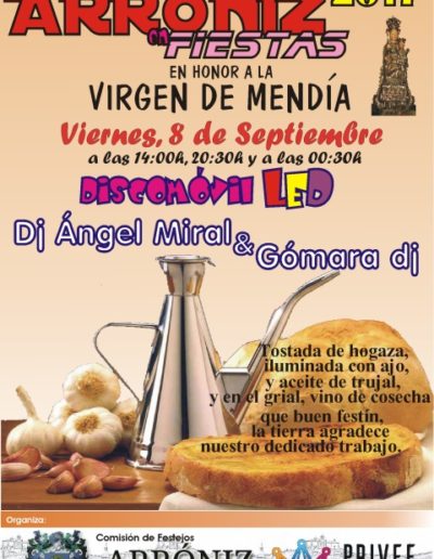 Fiestas en ARRONI