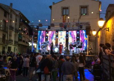 Montaje e iluminación con Orquesta CICLOPE