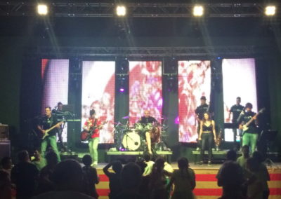 Montaje e iluminación con Orquesta CICLOPE