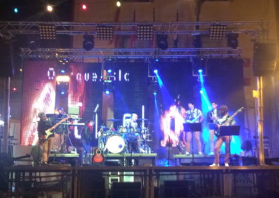 Montaje e iluminación con Orquesta CICLOPE