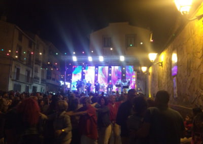 Montaje e iluminación con Orquesta CICLOPE