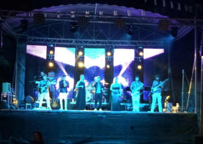 Montaje e iluminación con Orquesta CICLOPE