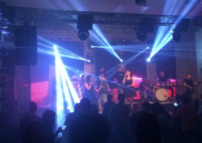 Montaje e iluminación con Orquesta CICLOPE