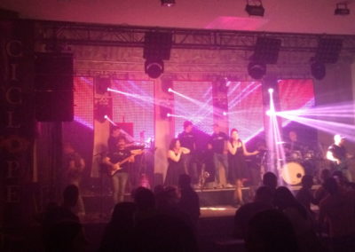 Montaje e iluminación con Orquesta CICLOPE