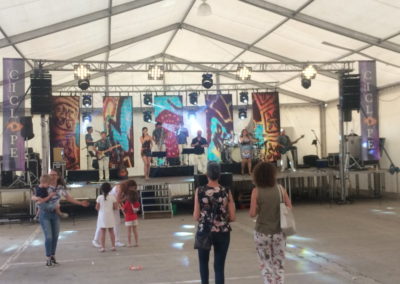 Montaje e iluminación con Orquesta CICLOPE