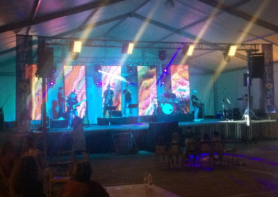 Montaje e iluminación con Orquesta CICLOPE