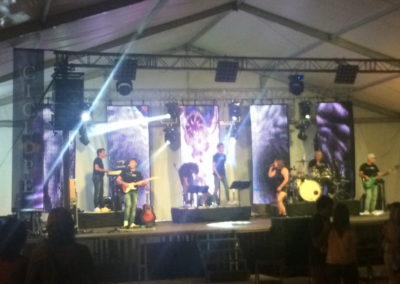 Montaje e iluminación con Orquesta CICLOPE