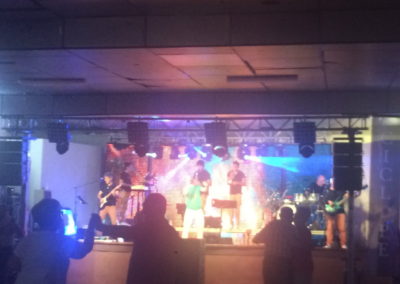 Montaje e iluminación con Orquesta CICLOPE