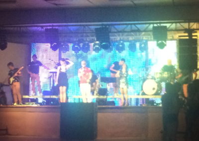 Montaje e iluminación con Orquesta CICLOPE