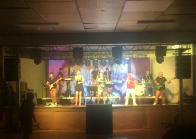 Montaje e iluminación con Orquesta CICLOPE