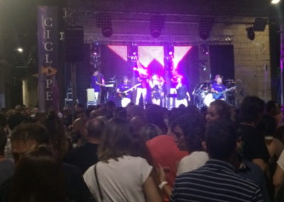 Montaje e iluminación con Orquesta CICLOPE