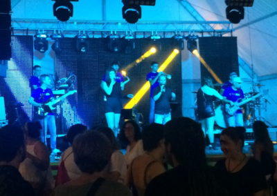 Montaje e iluminación con Orquesta CICLOPE