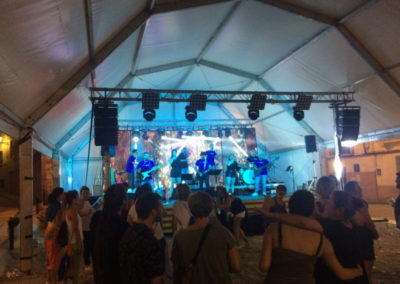 Montaje e iluminación con Orquesta CICLOPE