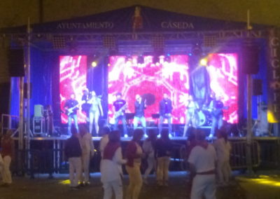 Montaje e iluminación con Orquesta CICLOPE