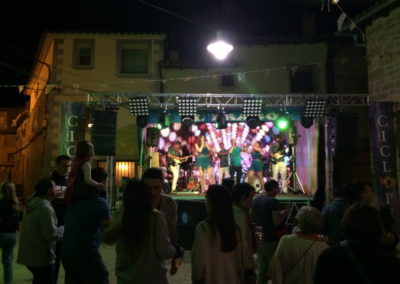 Montaje e iluminación con Orquesta CICLOPE