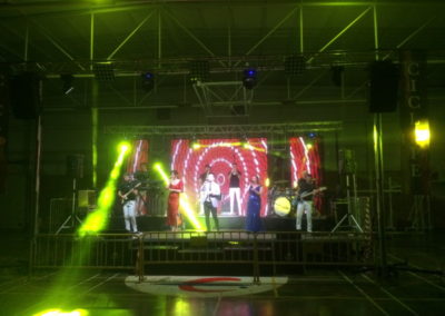 Montaje e iluminación con Orquesta CICLOPE