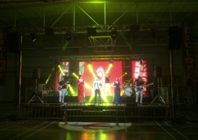 Montaje e iluminación con Orquesta CICLOPE