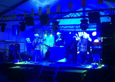 Montaje e iluminación con Orquesta CALLE MAYOR