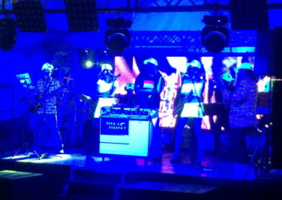 Montaje e iluminación con Orquesta CALLE MAYOR