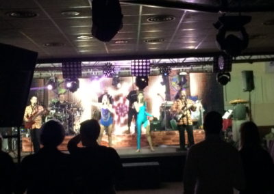 Montaje e iluminación con Orquesta CALLE MAYOR