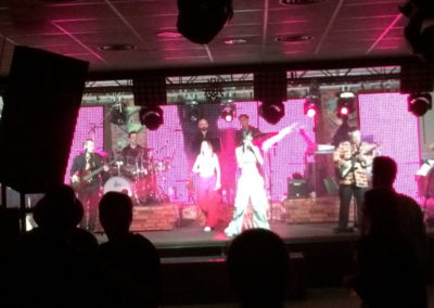 Montaje e iluminación con Orquesta CALLE MAYOR