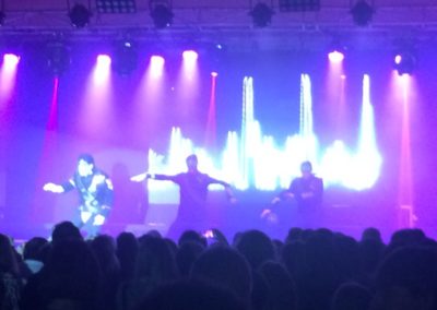 Montaje e iluminación con Tributo a MIKEL JACKSON