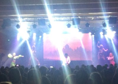 Montaje e iluminación con Tributo a MIKEL JACKSON