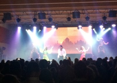 Montaje e iluminación con Tributo a MIKEL JACKSON