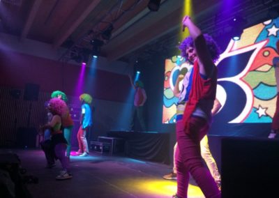 Montaje e iluminación con Tributo a MIKEL JACKSON