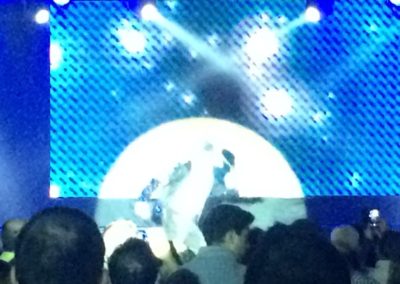 Montaje e iluminación con Tributo a MIKEL JACKSON