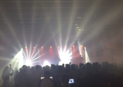 Montaje e iluminación con LAGRIMAS DE SANGRE