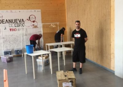 Montaje e iluminación con LAGRIMAS DE SANGRE