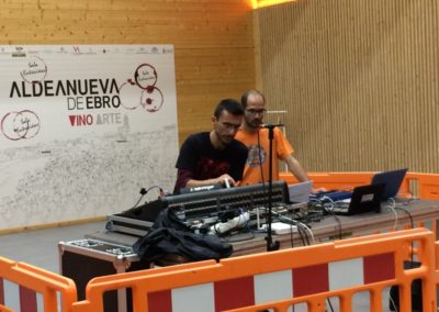 Montaje e iluminación con LAGRIMAS DE SANGRE