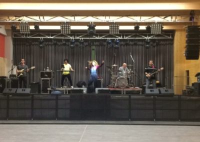 Montaje e iluminación con Tributo a MADONNA