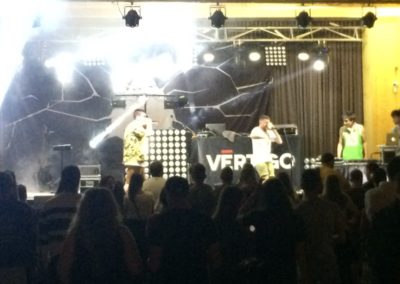 Montaje e iluminación con LAGRIMAS DE SANGRE